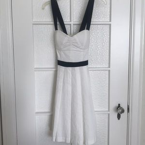 bebe White Linen Dress